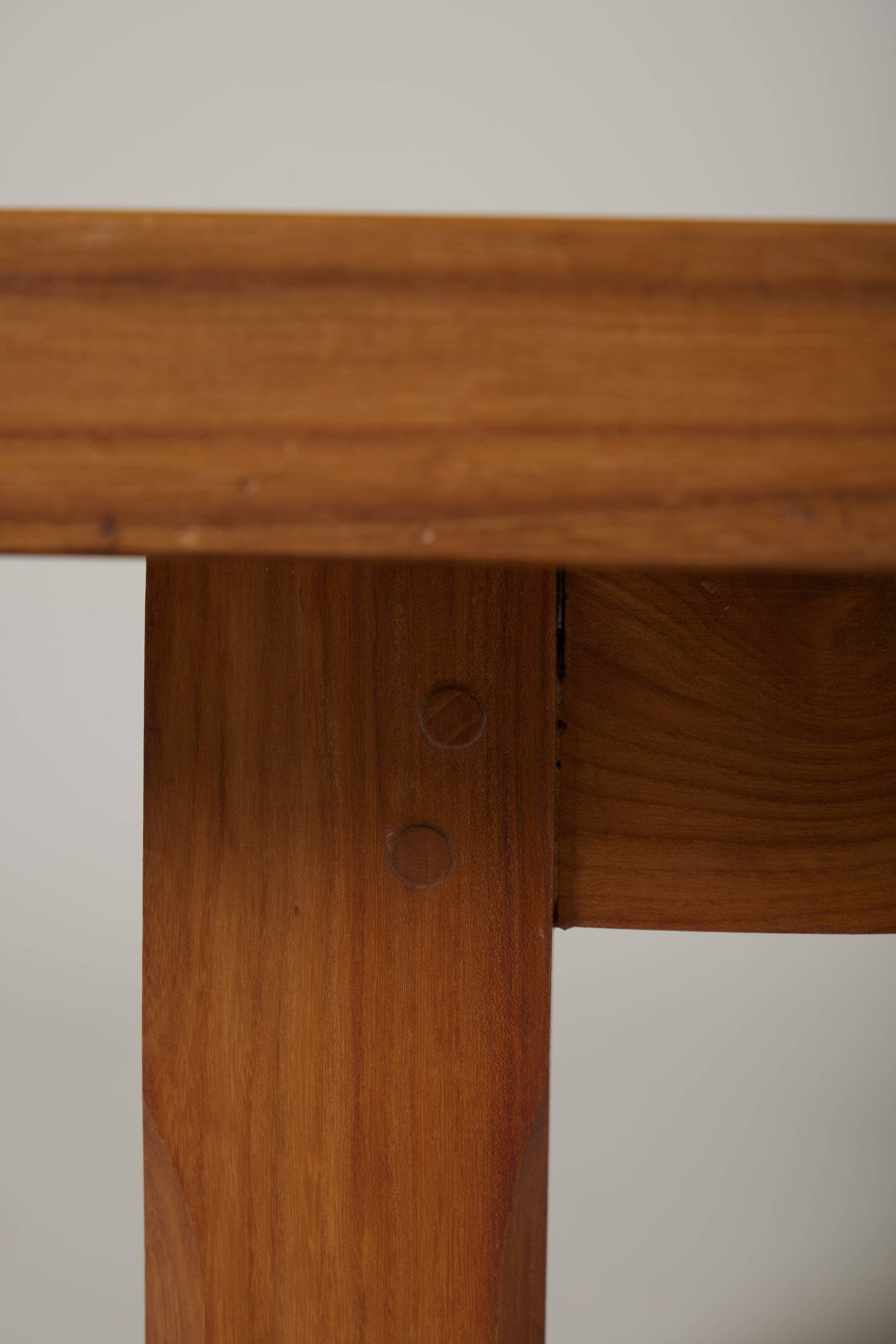 Solid wood coffee table