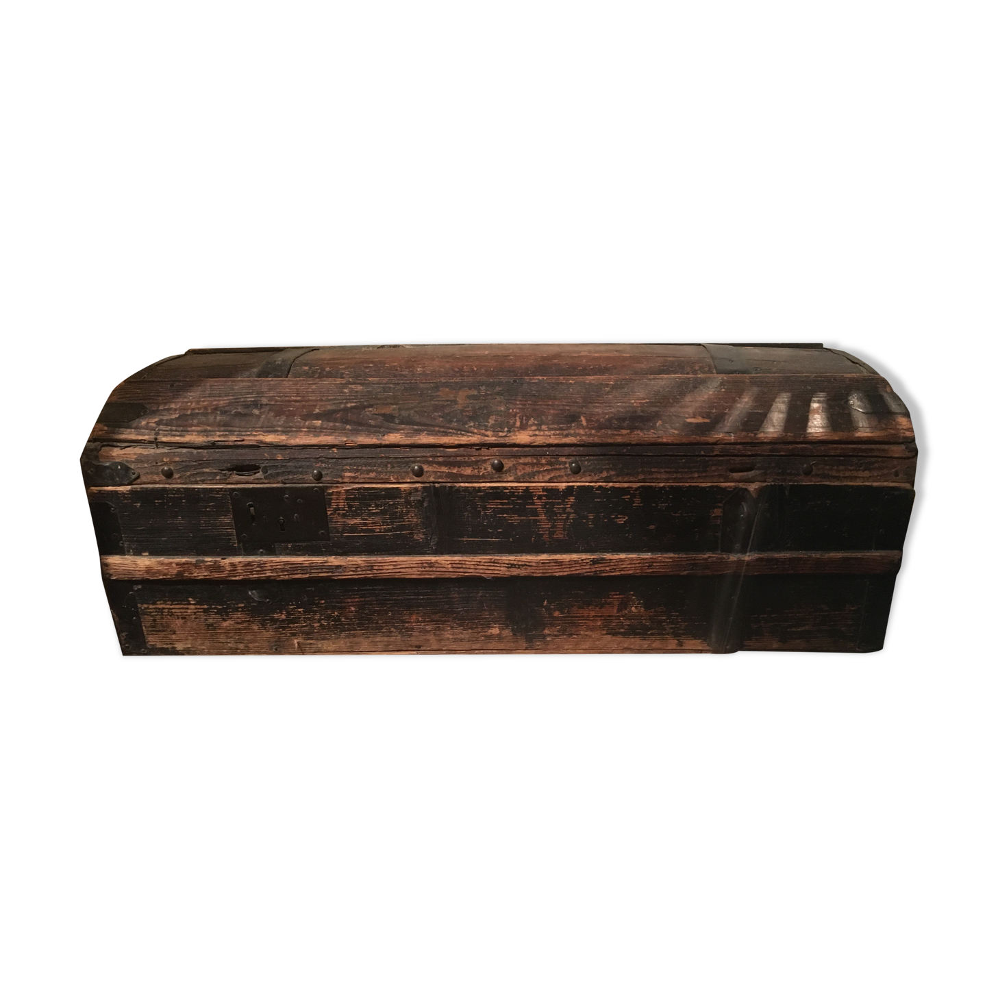 Black travel chest