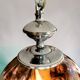 Art Deco style swirl glass light by Marinha Grande