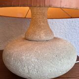 brutalist stone lamp