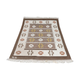 Tapis à vagues plates suédoises teppich signé gs 196 X 139 cm