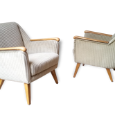 1/6 year 50 60 egg back club chairs