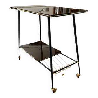 Serving trolley, table on wheels 1950