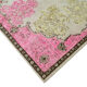Hand-knotted unique anatolian 1980s 190 cm x 290 cm pink carpet