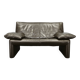 Jori Belgian Full Grain Leather Freestanding Two-Seat Sofa, 1990s
