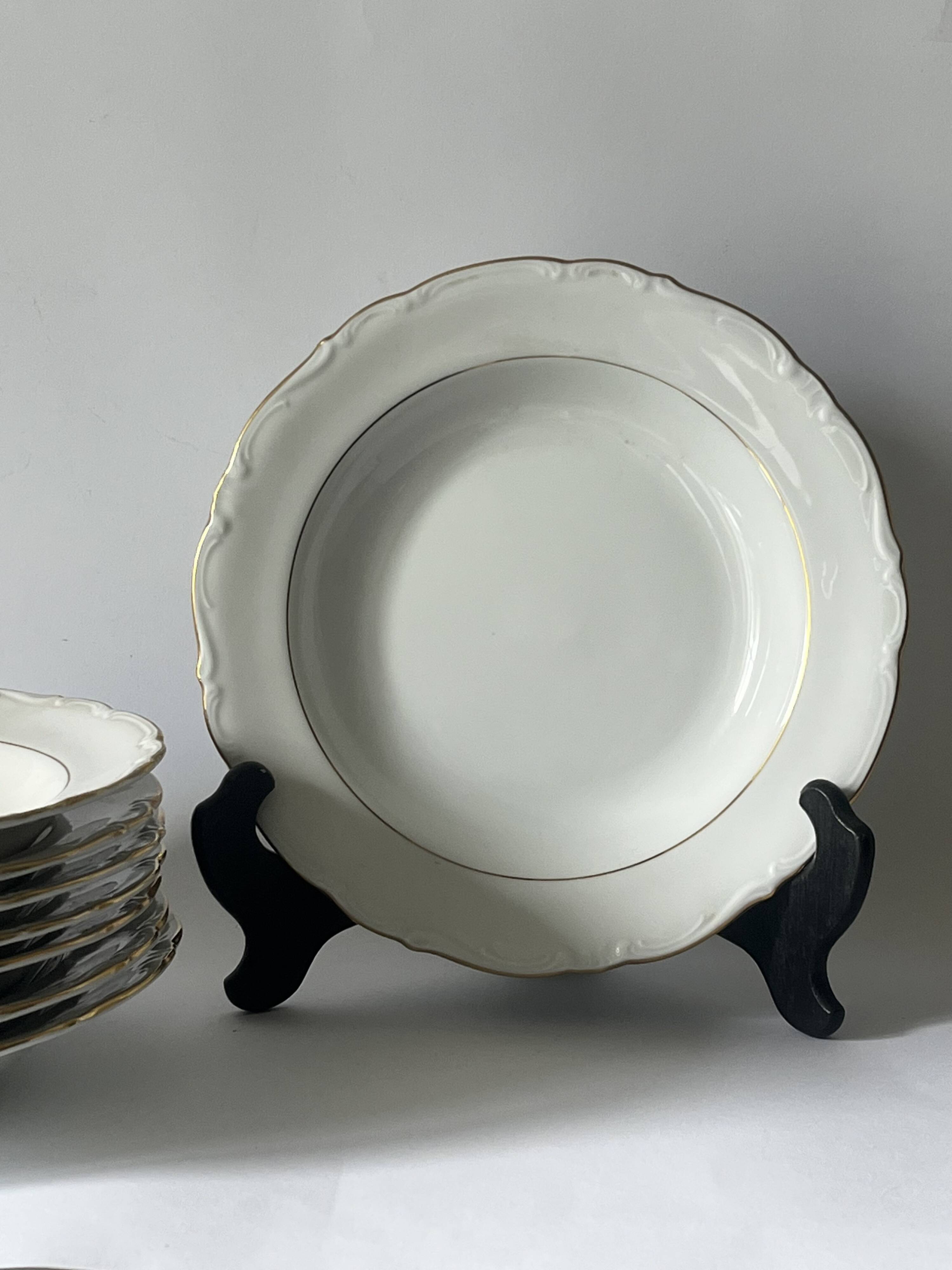 8 soup plates - Winterling porcelain