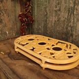 Large vintage french trivet special to keep food warm