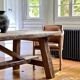 Tower Antique Oak Farmhouse Table - 300cm Long