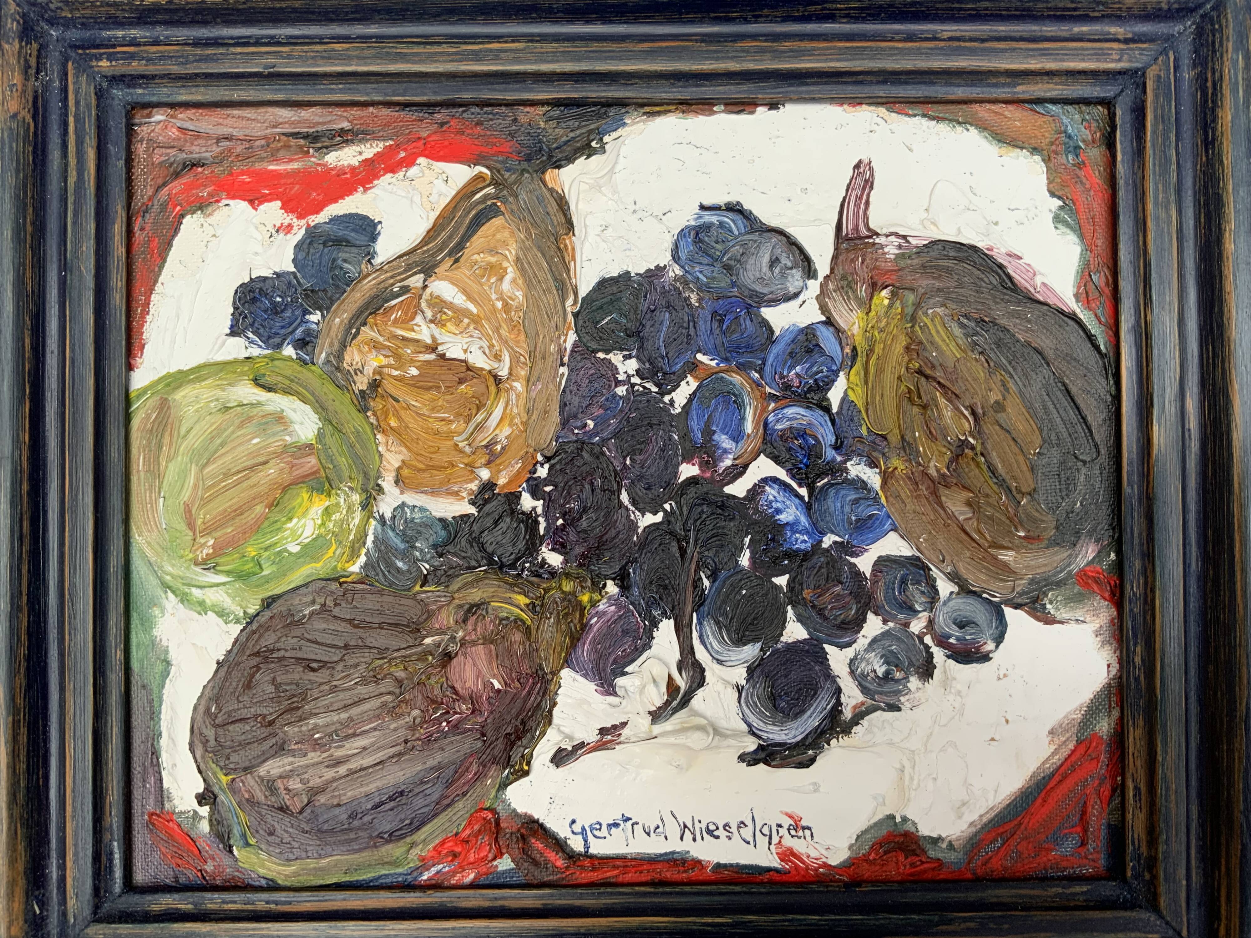 Wieselgren peinture à l'huile nature morte 1991