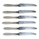 6 petits couteaux XIXe début XXe