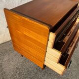 Vintage wicker chest of drawers
