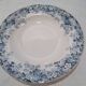 7 hollow plates old blue décor