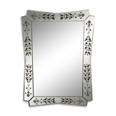 Grand miroir de type vénitien, années 50