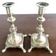 Pair of brass candlesticks