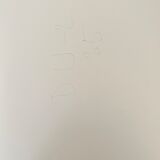 Photograph black and white silver print circa 1970 chairlift