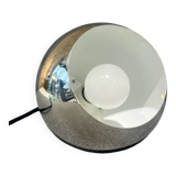 Chrome metal ball pendant light, 1970s