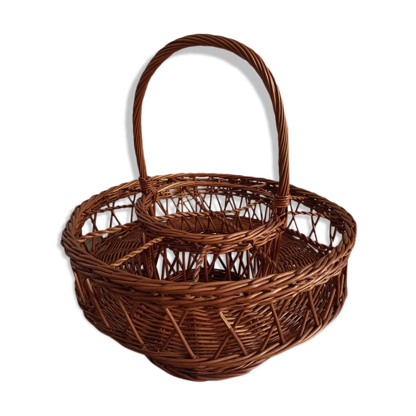 Wicker aperitif basket