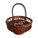 Wicker aperitif basket