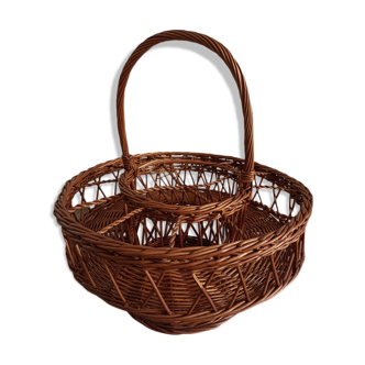 Wicker aperitif basket