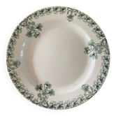 Plat rond BFK Boch Frères Keramis modèle Capucines , petit modèle