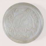 Art Nouveau glass coaster
