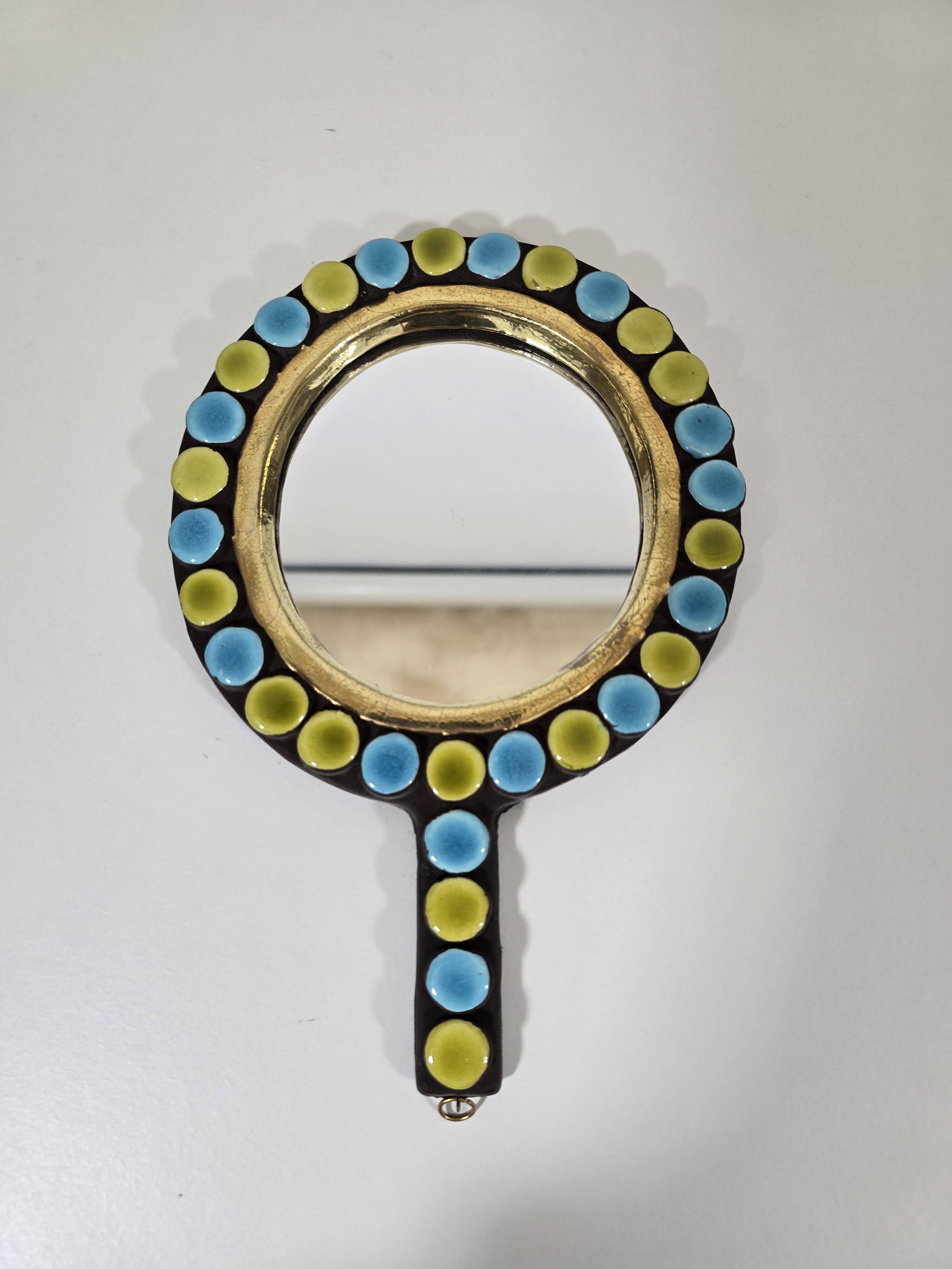 Hand mirror "Cléo" – Mithé Espelt, 1950s