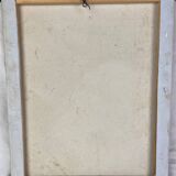 Tableau à l'huile nature morte marguerites signée Nancy Lee