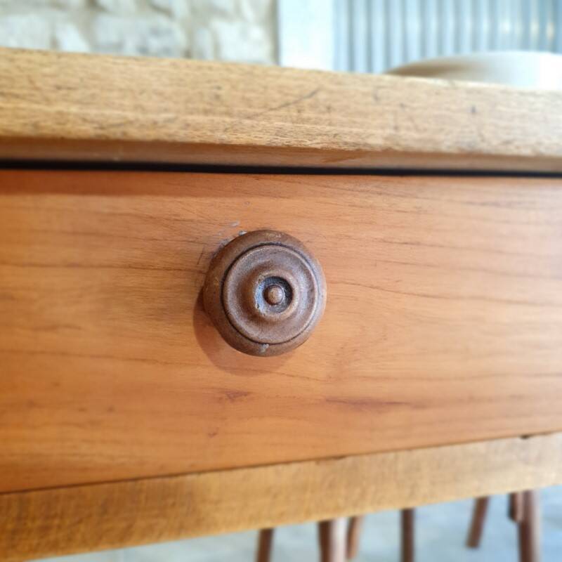 Farm table - 2m40 - 2 drawers