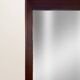 Scandinavian teak mirror — 123 x 32 cm