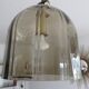 Peill & putzler suspension smoked glass and brass 70s