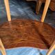 Small coffee table in marquetry.