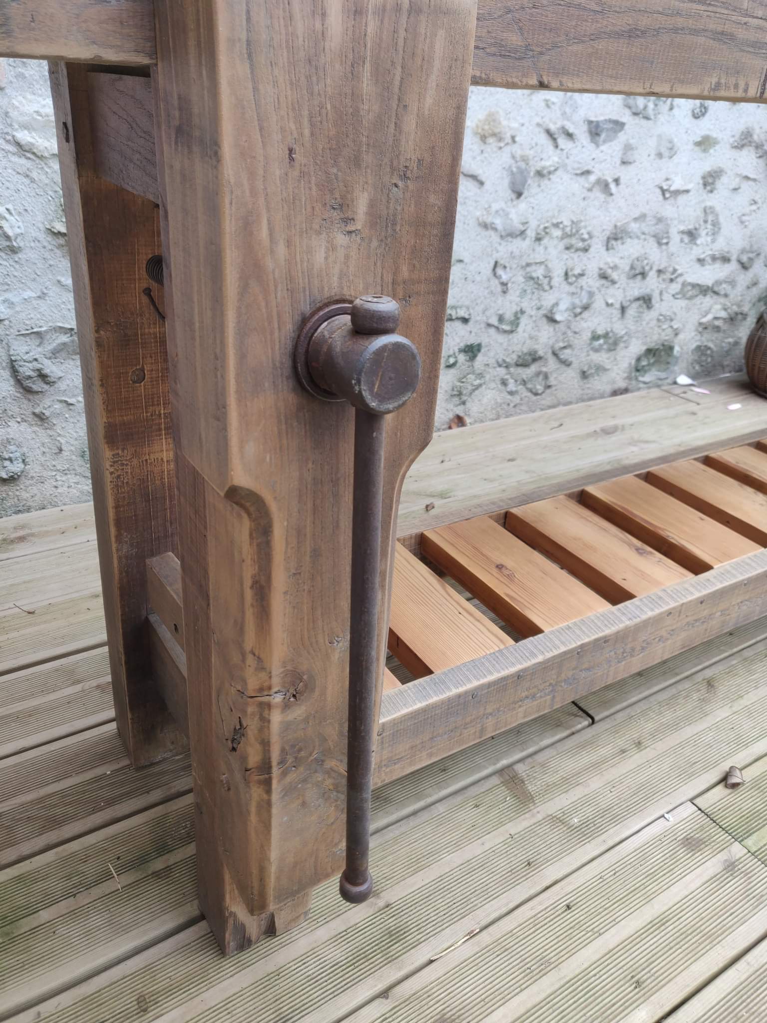 Old workbench renovated