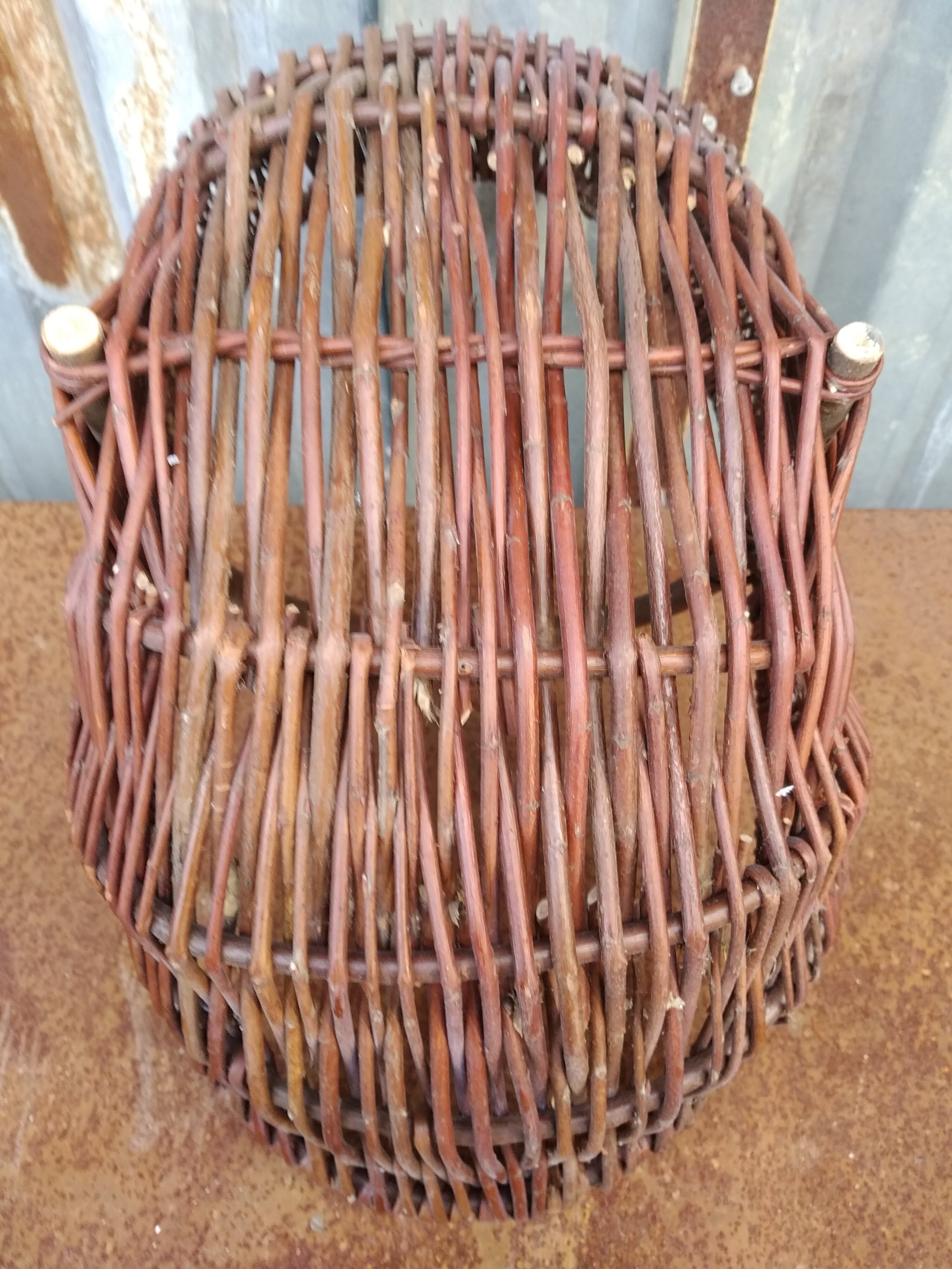 Wicker fruit basket