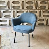 Conference armchair by Eero Saarinen for Knoll, reupholstered