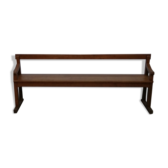 1850 oak priory bench