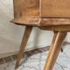 Scandinavian style bedside table with tapered legs from the 1960s.