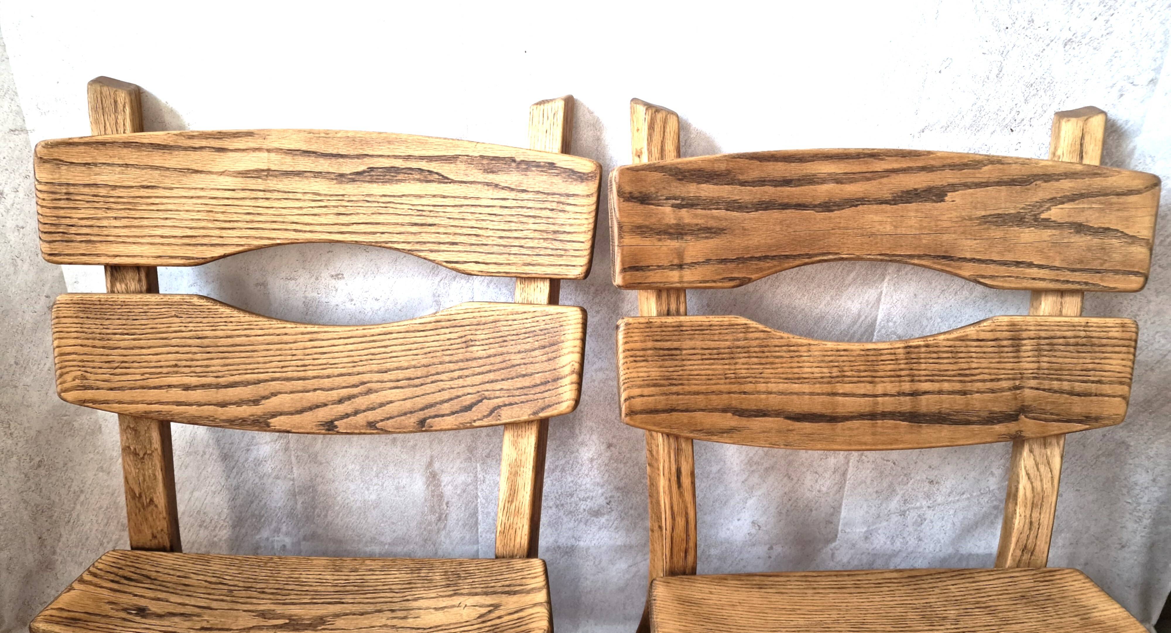 Pair of brutalist armchairs by Dittman & CO for AWA Radboud