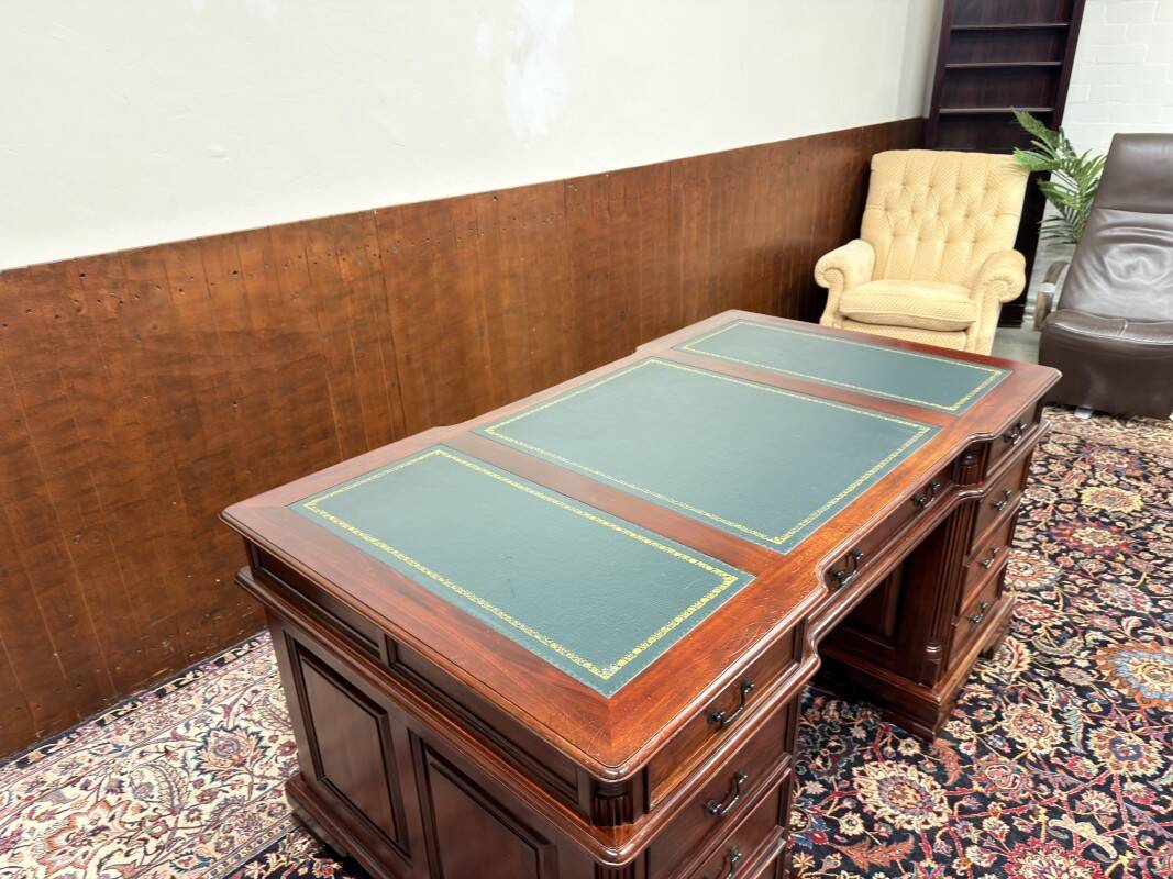 English Chesterfield Desk