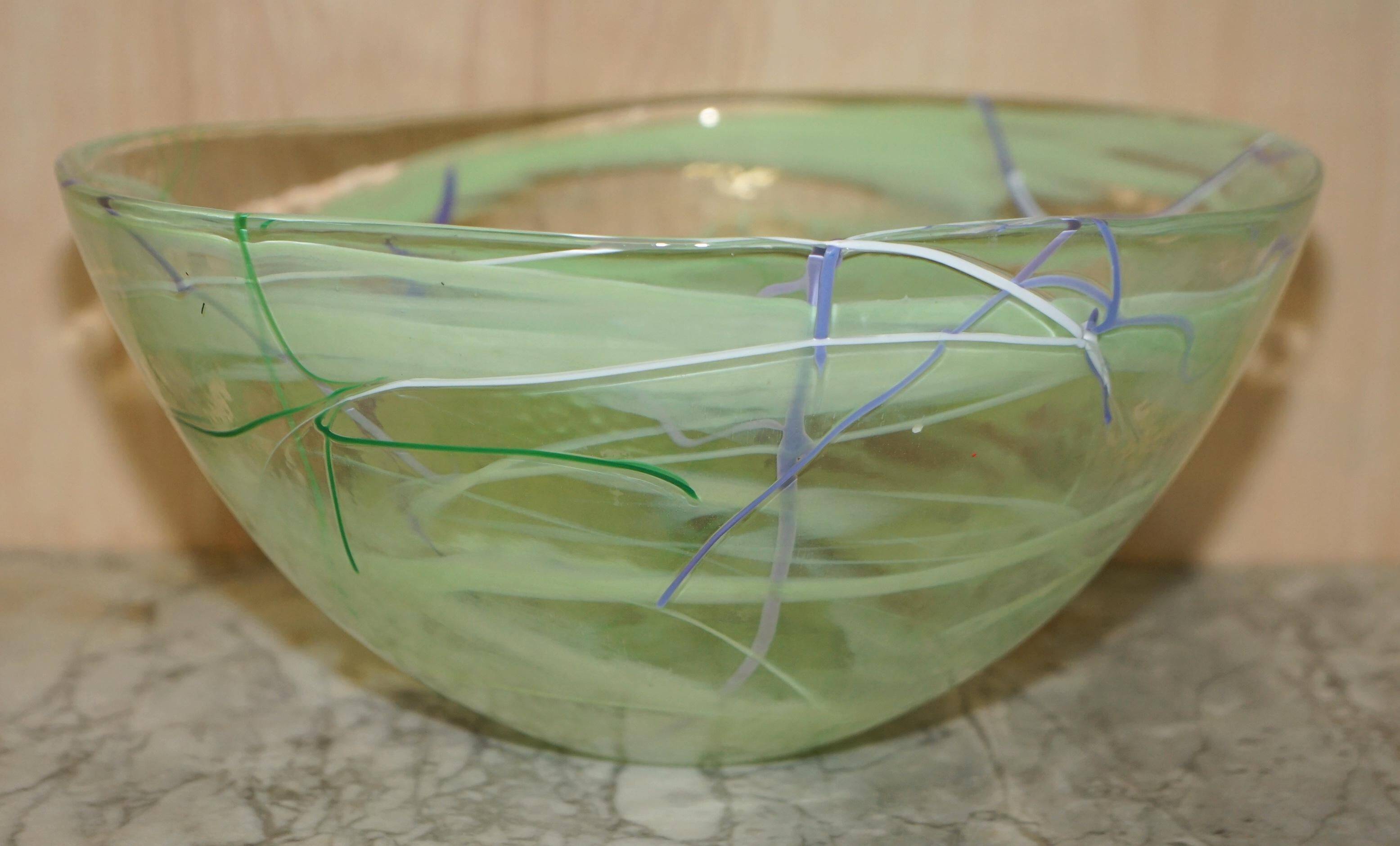 Kosta Boda decorative bowl in glass by Anna Ehrner