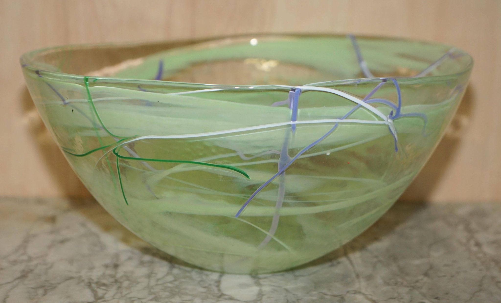 Kosta Boda decorative bowl in glass by Anna Ehrner