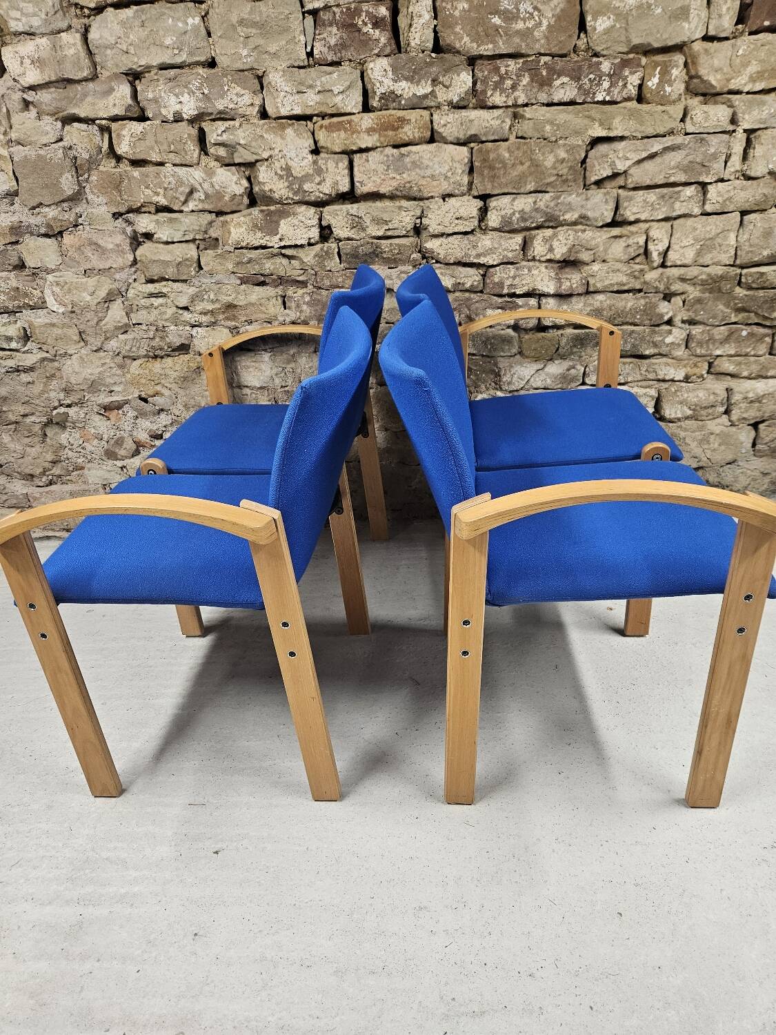 Set of 2 waiting room benches 1980/90