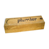 Ancien plumier en bois