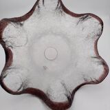 Murano Mazzega tulip lampshade. Flecked glass.