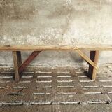 Old bench sidetable pine bench