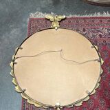 Solid gilded bronze mirror