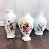 Set of 3 porcelain vases