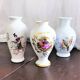 Lot de 3 vases en  porcelaine