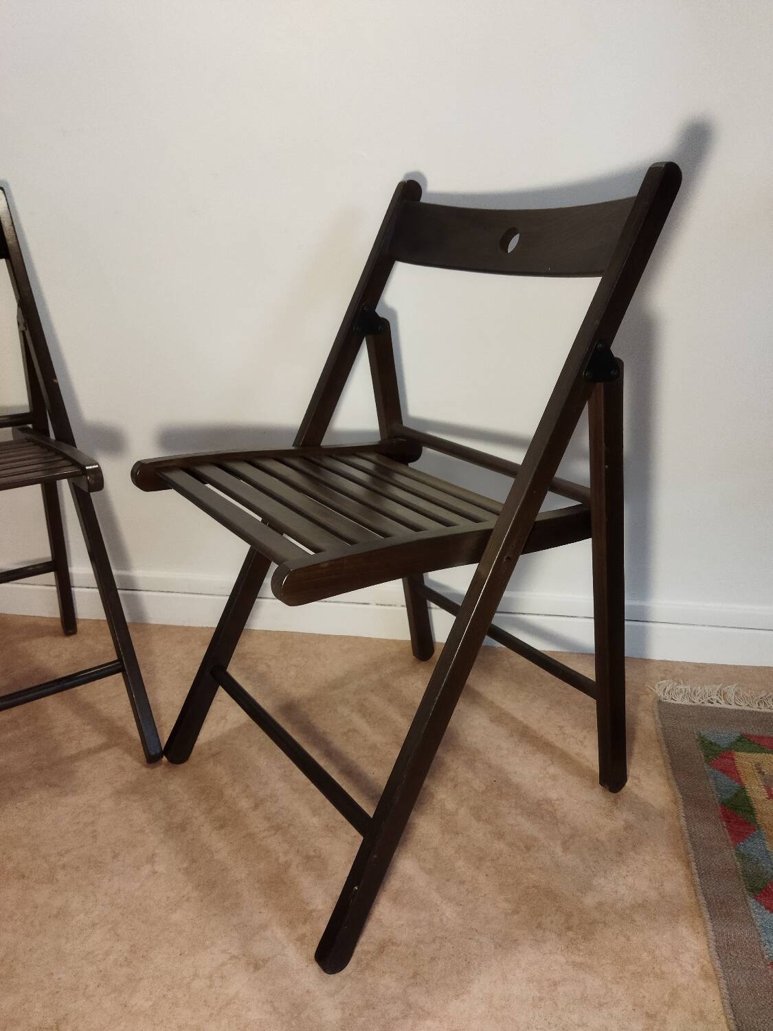 Pair of folding chairs