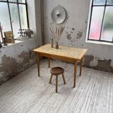 Scandinavian oak and ceramic table