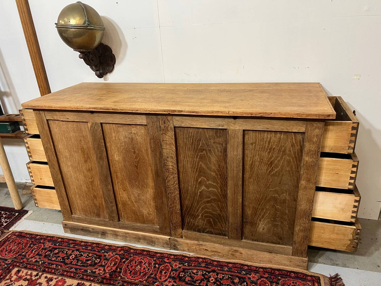 Antique oak sideboard